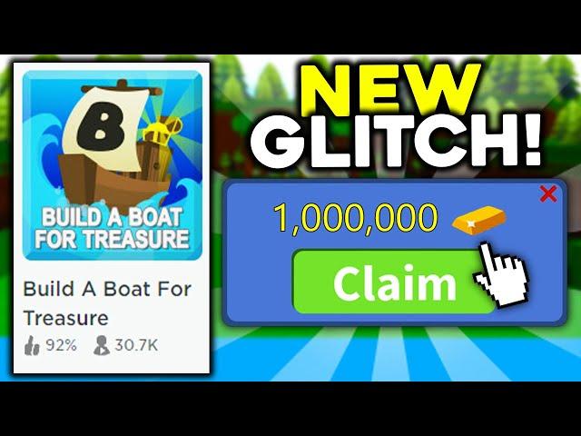 1,000,000 GOLD GLITCH in Build a boat for Treasure ROBLOX