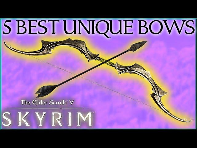 5 STRONGEST UNIQUE BOWS (+LOCATIONS) in TESV: Skyrim SE - Caedo's Countdowns