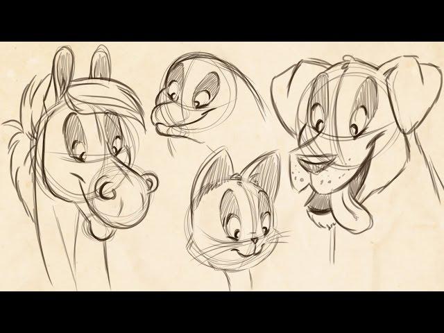 How to Draw Cartoon Animals! (feat. Jullelin Art)