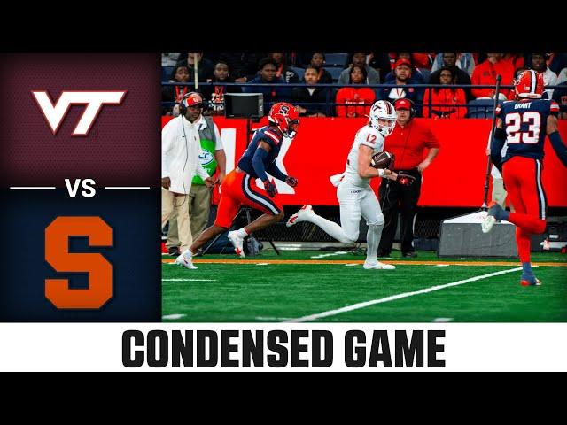 Virginia Tech vs. Syracuse Condensed Game | 2024 ACC Football