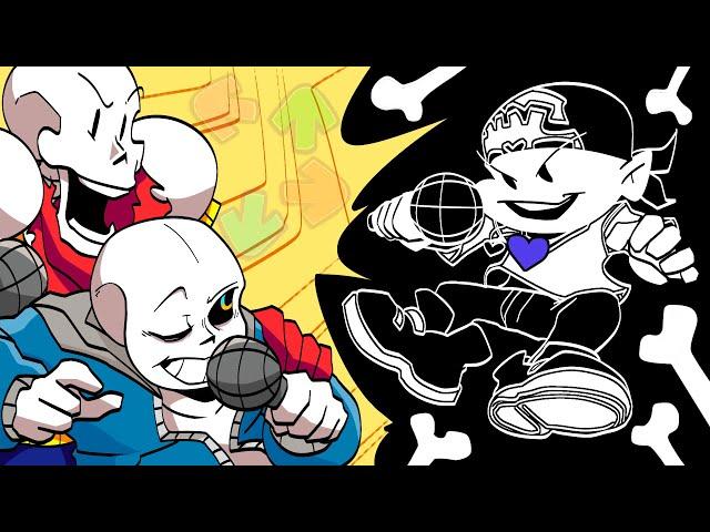 VITEK VERSUS BONE BROTHERS ► Friday Night Funkin' vs. Skeleton Bros. Undertale