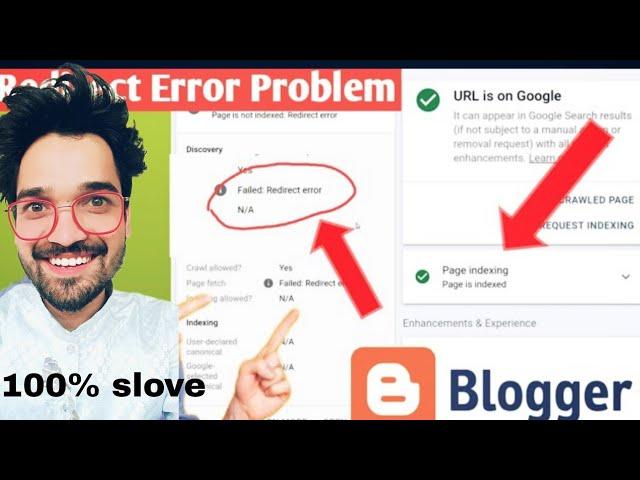 How to rank my blogger post on google | solve redirect error in blogger No indexing problem|