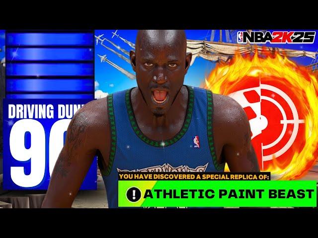 95 BLOCK + 96 DUNK + 91 MID KEVIN GARNETT BUILD CAN DO EVERYTHING!!! BEST BIGMAN BUILD IN NBA2K25!!!