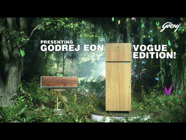 Wood Finish Refrigerator and AC by Godrej Appliances