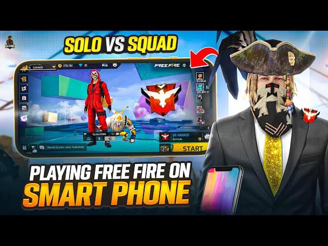 BEST SOLO VS SQUAD GAMEPLAY ON MOBILE | GARENA FREE FIRE