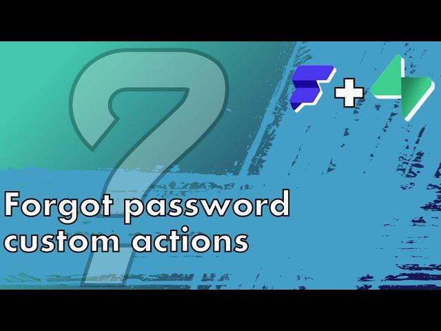 How to set up forgot password custom actions with Flutterflow and Supabase