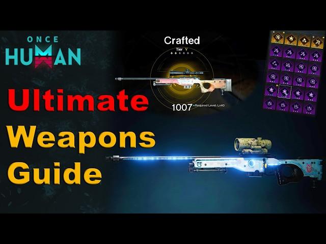 Zero to Hero: The Complete Once Human Weapon Crafting & Upgrade Guide