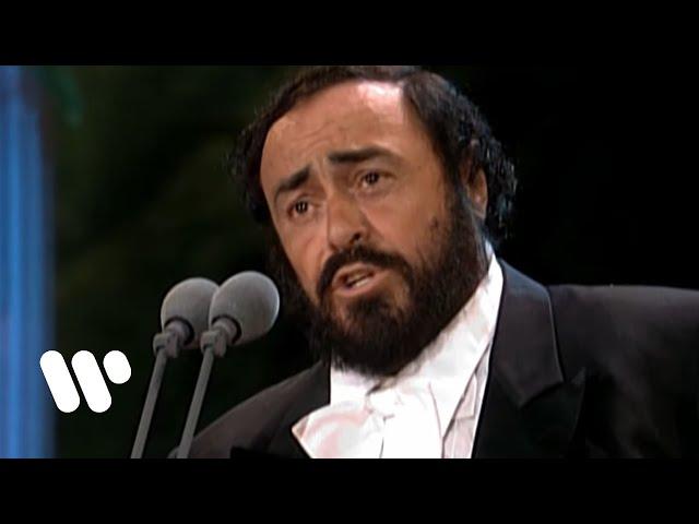 Luciano Pavarotti sings Ernesto De Curtis: "Non ti scordar di me" (The Three Tenors in Concert 1994)