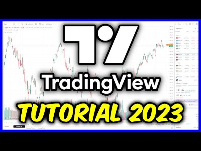 TradingView Tutorial 2023!! ️ (For BEGINNERS) - How to use TradingView  - (EASY) Chart Setup Guide