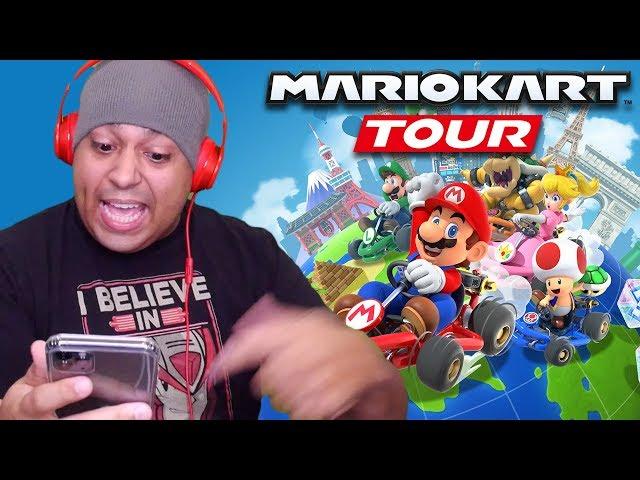 IT'S FINALLY HERE!!! NEW MARIO KART GAME!! [MARIO KART TOUR] [iOS]