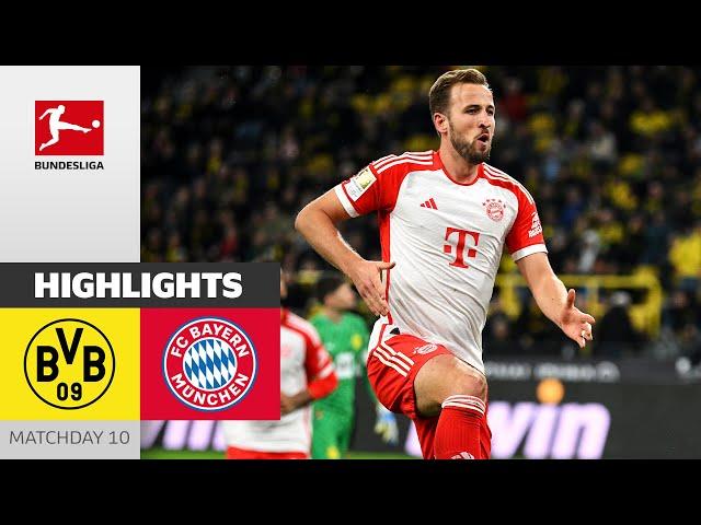 3x Harry Kane! | Borussia Dortmund - FC Bayern München 0-4 | Highlights | MD 10 – Bundesliga 23/24