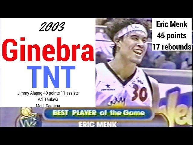 Ginebra vs Talk N Text All-Filipino Cup 2003