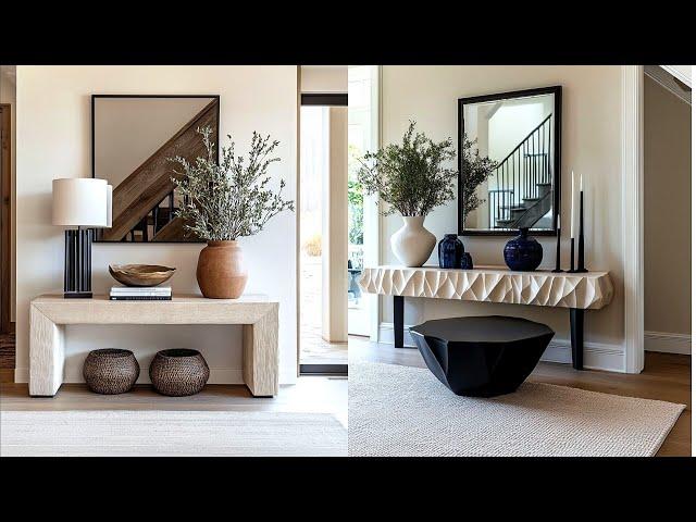 Transform Your Entryway With Stylish Console Tables: Design Tips and Ideas