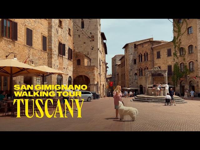 Tuscany: San Gimignano, Italy - Walking Tour 4K