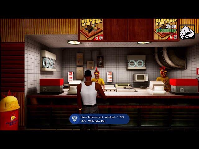 Grand Theft Auto San Andreas The Definitive Edition - With Extra Dip Achievement (Trophy)