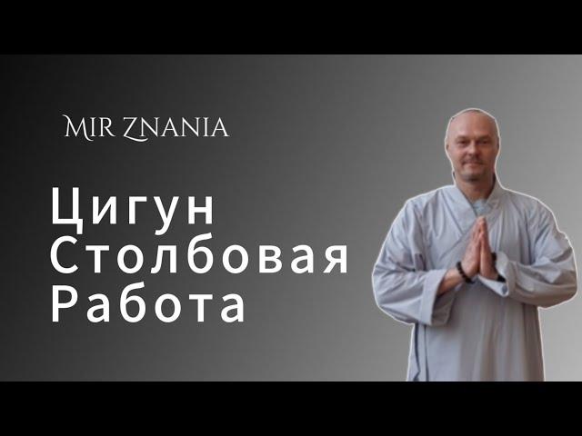 Алексей Евтеев:  Цигун, Столбовая работа