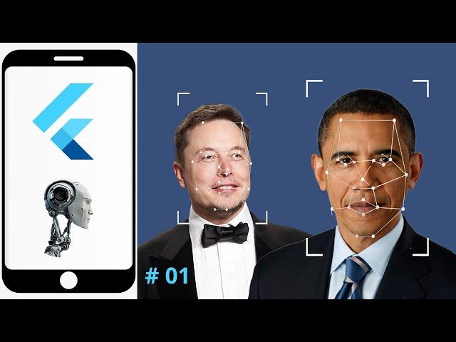 Flutter Face Detection Camera using ML Kit Google ML Vision Machine Learning Kit Tutorial 01