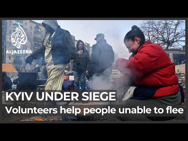 Kyiv under siege: Volunteers helps elderly, disabled people unable to flee