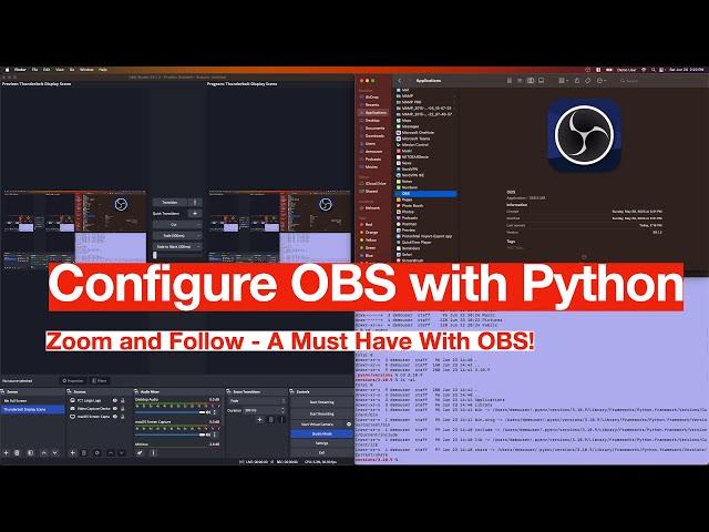 OBS/Python/Zoom and Follow/macOS - configure Python and Zoom and Follow script with OBS on macOS.