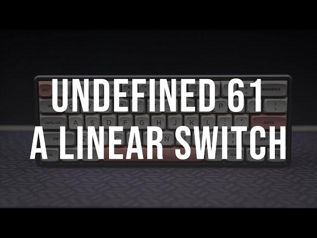 Undefined 61 | Thicthock A Linear Switch | ALU Plate