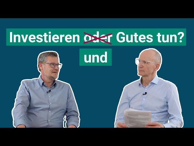 Nachhaltig investieren mit ETFs: Interview mit Jan Altmann