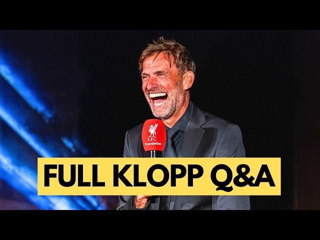 IN FULL: Jurgen Klopp Q&A