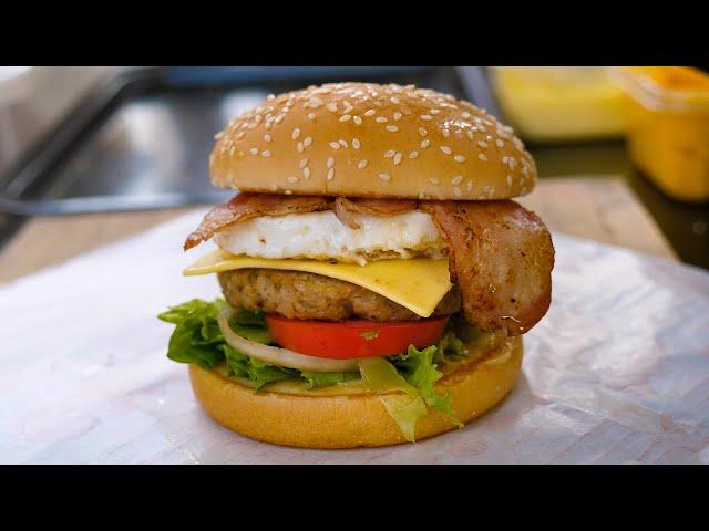 $1 Burgers in Bangkok | thai street food