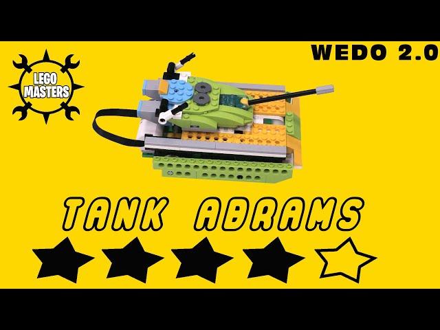 LEGO Masters make a powerful battle tank from LEGO WEDO 2.0