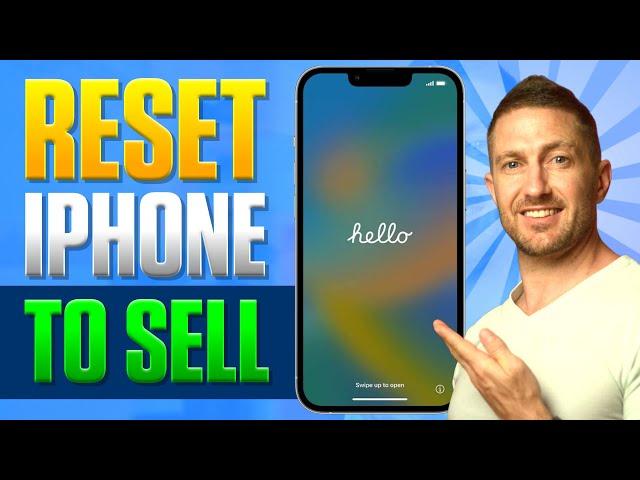 How to Reset iPhone to Sell (FACTORY RESET) Erase all Content AND Settings