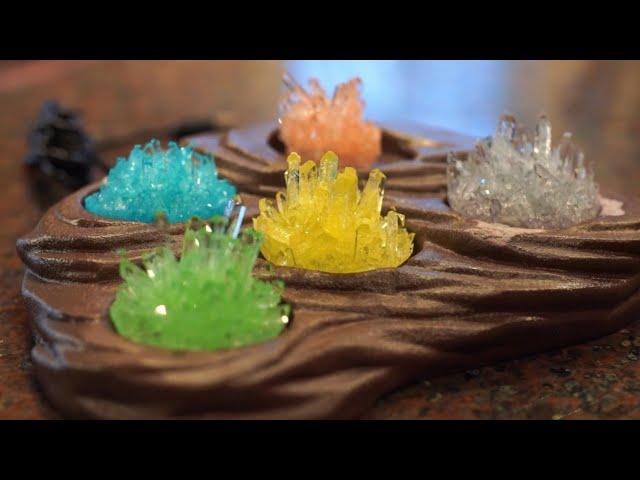 Overview and DEMO: NATIONAL GEOGRAPHIC Mega Crystal Growing Lab – Grow 6 Vibrant Crystals Fast