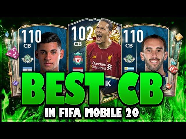 FIFA MOBILE 20: TOP 10 CB |THE BEST CENTER BACKS IN THE GAME!|