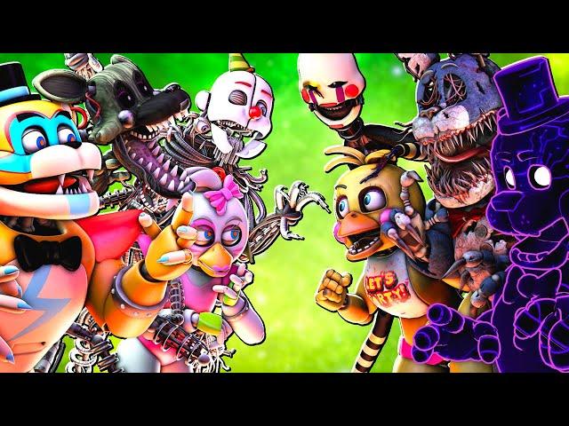 Top 10 CRAZIEST FNaF FIGHTS vs Animations