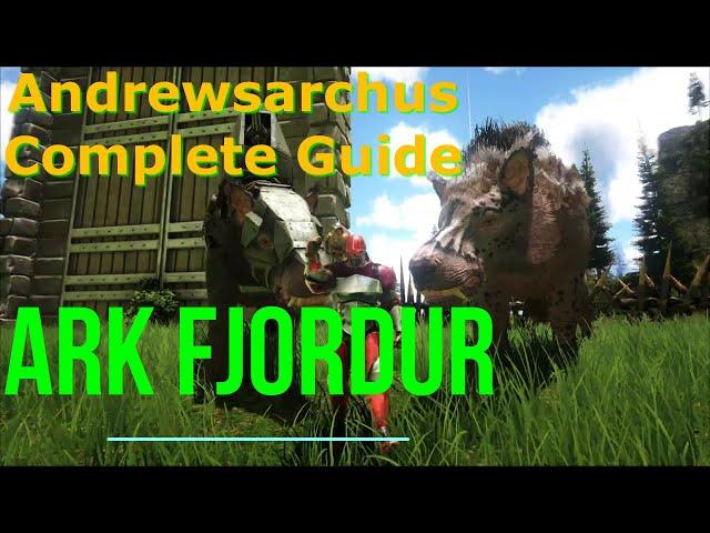 Ark Fjordur Andrewsarchus How To Tame Guide For Real