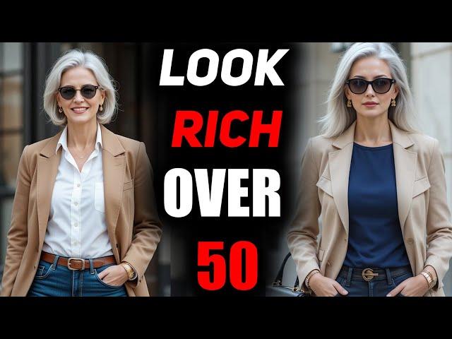 "Look Instantly Rich and Elegant Over 50! Must-Know Fashion Over 50 Tips"