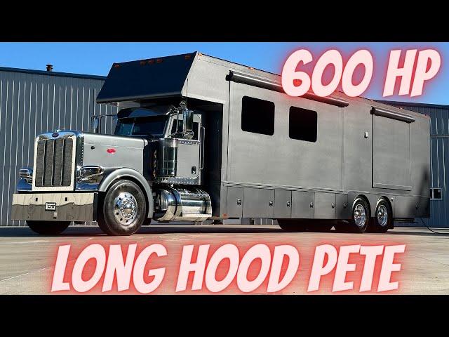 Long Hood Peterbilt 389 on a 2016 Renegade Classic Super C Motorhome