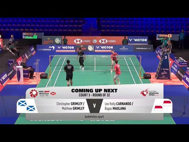 leo/bagas [INA] vs christopher/matthew [scot] | R32 DENMARK OPEN 2024