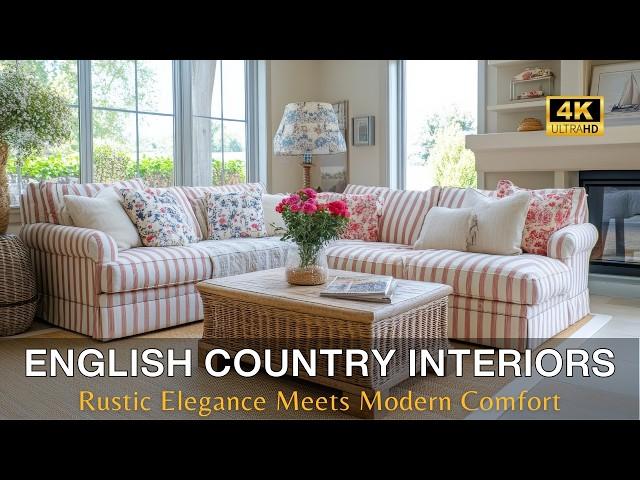 Rustic Elegance Meets Modern Comfort: A Guide to English Country Interiors