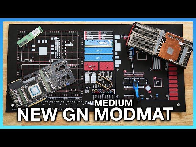 Announcing the New GN Medium Modmat 'Amp' PC Building Anti-Static Mat