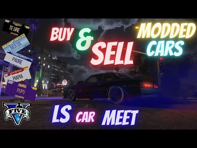 GTA ONLINE LS CARMEET BUY AND SELL LIVE-MODDED CARS. PS5 ONLY