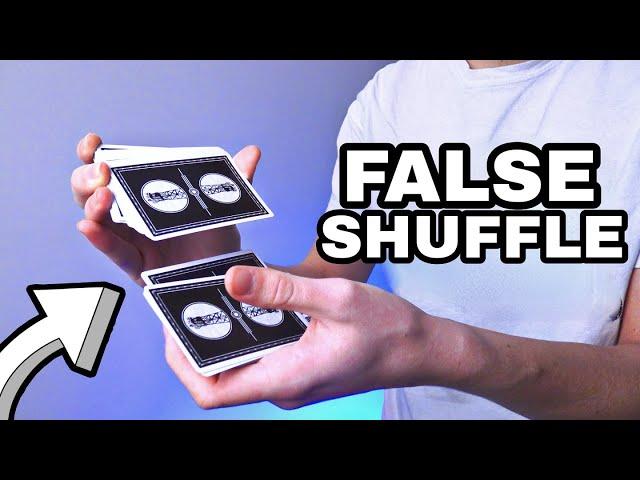 False Shuffle ANYONE Can Do! - Magic Tutorial