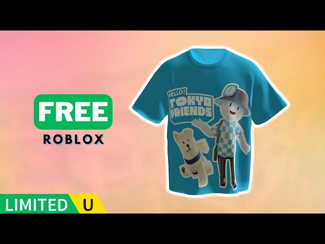 FREE LIMITED UGC How to get HTF T-shirt in HELLO! TOKYO FRIENDS on Roblox.mp4