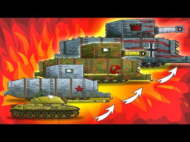 All episodes of the Iron-Concrete Monster + bonus ending - Cartoons about tanks