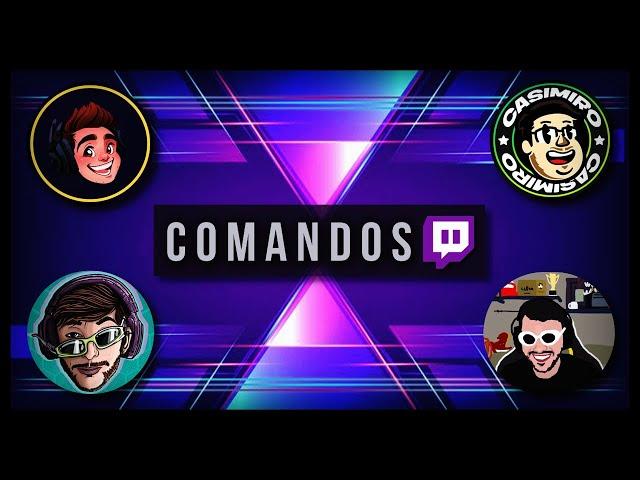 TOP 100 COMANDOS DE CANAIS NA TWITCH + INFINITAS IDEIAS PARA COMANDOS (Guia do Streamer)