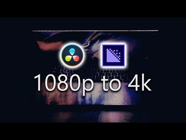 Upscale 1080p Footage To 4k (My SUPER Ridiculous Export Process)