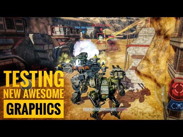 War Robots Remastered, Awesome New Graphics, Test Server session #2