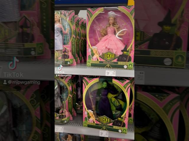 We found the new Glenda and Elphaba ‘Wicked’ movie dolls! #arianagrande #cynthiaerivo #wickedmovie