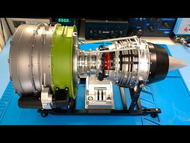 Miniature Turbofan Engine Assembly & RUN!