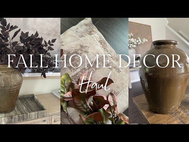 HUGE FALL HOME DECOR HAUL 2024 | HOMEGOODS, H&M HOME AND MORE