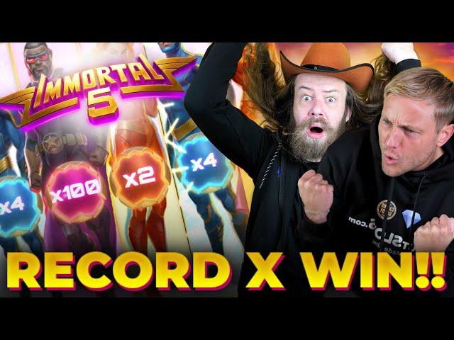 OUR BIGGEST X WIN ON IMMORTAL 5 (INSANE WIN) ‍️⭐