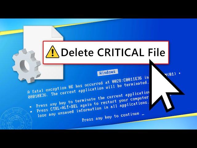 Can You DESTROY Your Computer by Deleting ONE File?